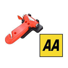 AA Car Emergency Car Glass Hammer With Seat Belt Cutter & LED Lantern Torch