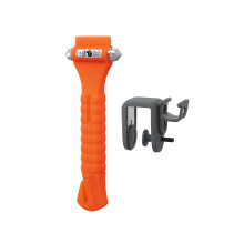 LifeHammer HCGO1QCSBX Classic Glow Emergency Hammer Glass Breaker Seat Belt Cutter Bus Truck Car SUV Van Woh