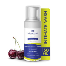 Mannlich Intimate Wash for Men (150 ml) Relieves Itchiness & Odour, Prevents Fungal Growth, Genital Area, pH Balanced & Dermatologically Tested With