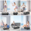 Plataforma Vibratória C Preta com Bluetooth e Corda 10