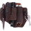Full Grain Leather Multitool Sheath EDC Belt Organizer with HeavyDuty Stitching Dark Brown 1