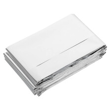 6pcs Emergency Survival Blanket Thermal Foil Heat Retaining for Camping Hiking Outdoor Use