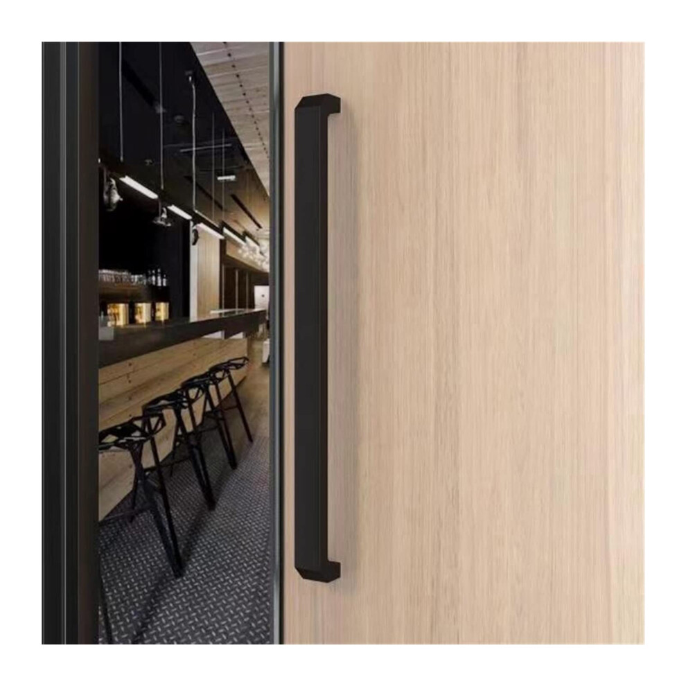 Sliding Barn Door Shower Handle With Screws, Doublesided Rustresistant Glass Pull, Light Grey 100Cm 9365369437425