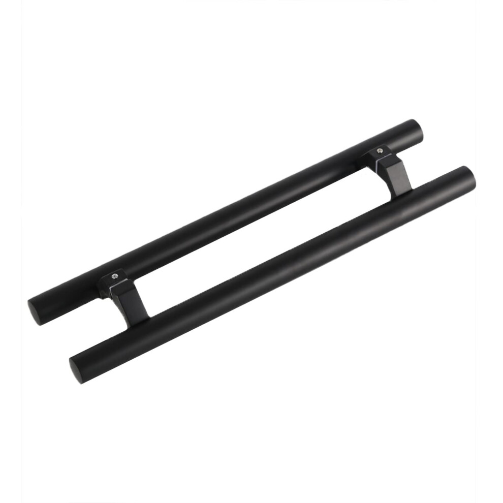 Matte Black Barn Door Handle 60Cm Aluminum Alloy Pull For Glass Sliding Doors, Rustresistant 9174973493181