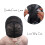 2pcs Black Elastic Dome Wig Caps with Adjustable Strap, Breathable Double Lace for DIY Wig Making 4