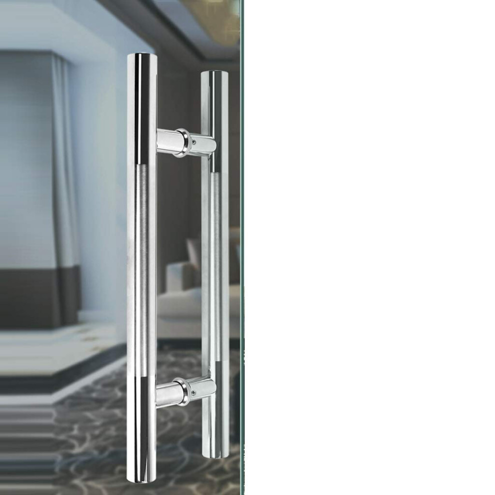 Stainless Steel Sliding Barn Door Handle Kit With Rustresistant Finish For Wood And Glass 9365369437715