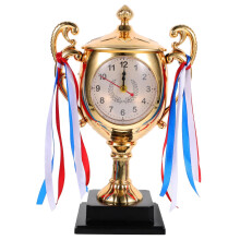 Retro Roman Numeral Desk Clock with Clear Time Scale for Home Decor and Bedside Alarm