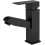 Bathroom Sink Faucet with Pull Down Spout, Single Handle Hot and Cold Mixer, Matte Black B 1