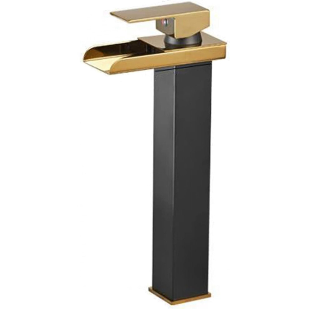 Tall Waterfall Bathroom Sink Faucet With Hot And Cold Mixer, Spout For Basin, Model B(A) 9365369410190