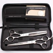 6.5 Inch Professional Hair Cutting Scissors Japanese Stainless Steel Barber Shears with Ergonomic Handle