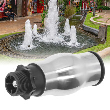 304 Stainless Steel Fountain Nozzle G1 Thread Champagne Foam Spray Head for Garden Pond Lake