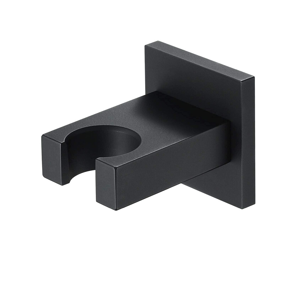 Black Brass Handheld Shower Head Holder Wall Mounted Adjustable Shower Bracket For Bathroom 9365369411838