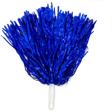 Blue Cheerleading Pom Poms with Handle for Sports Games Dance Parties and Team Events