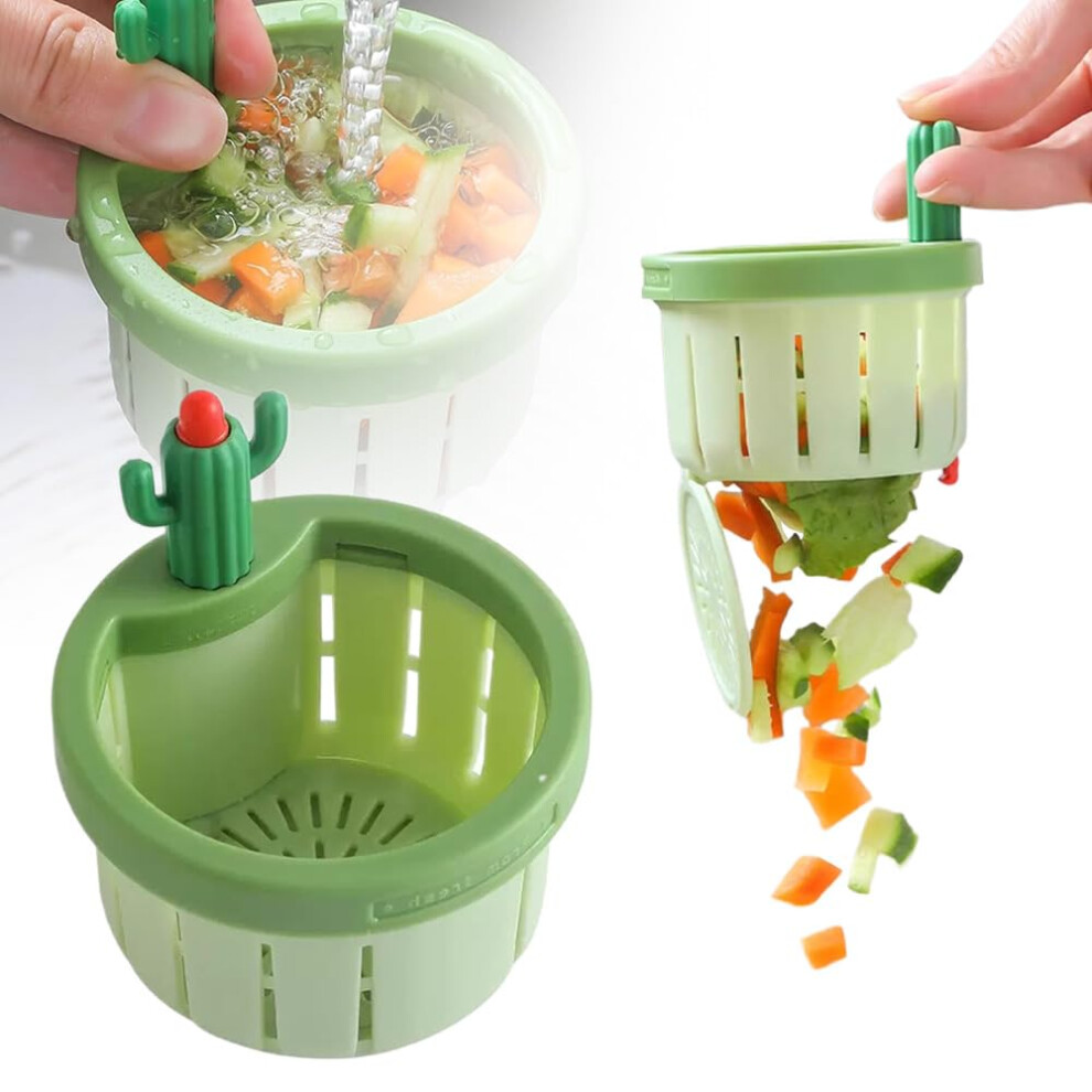 Kitchen Sink Strainer Selfcleaning Presstodump Drain Basket Large Capacity Filter Green 2026 9164114225016