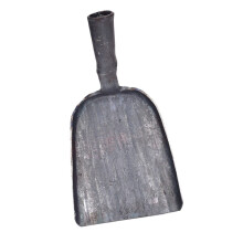 Heavy Duty Forged Steel Fireplace Shovel for Ash and Coal, Wear Resistant MultiPurpose Scoop