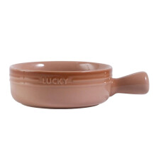 Ceramic Baking Dish Large Deep Oven Safe Round Lasagne Pan and Soup Bowl with Comfort Handle