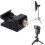 Hot Shoe Mount Adapter with Secure Clamping Lock, Durable Alloy Flash Bracket for Camera Tripod 2