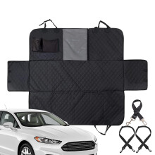 Car Seat Protector for Dogs Waterproof Hammock Travel Bed Bench Seat Protector for Trucks SUVs Cars Black 143x153cm