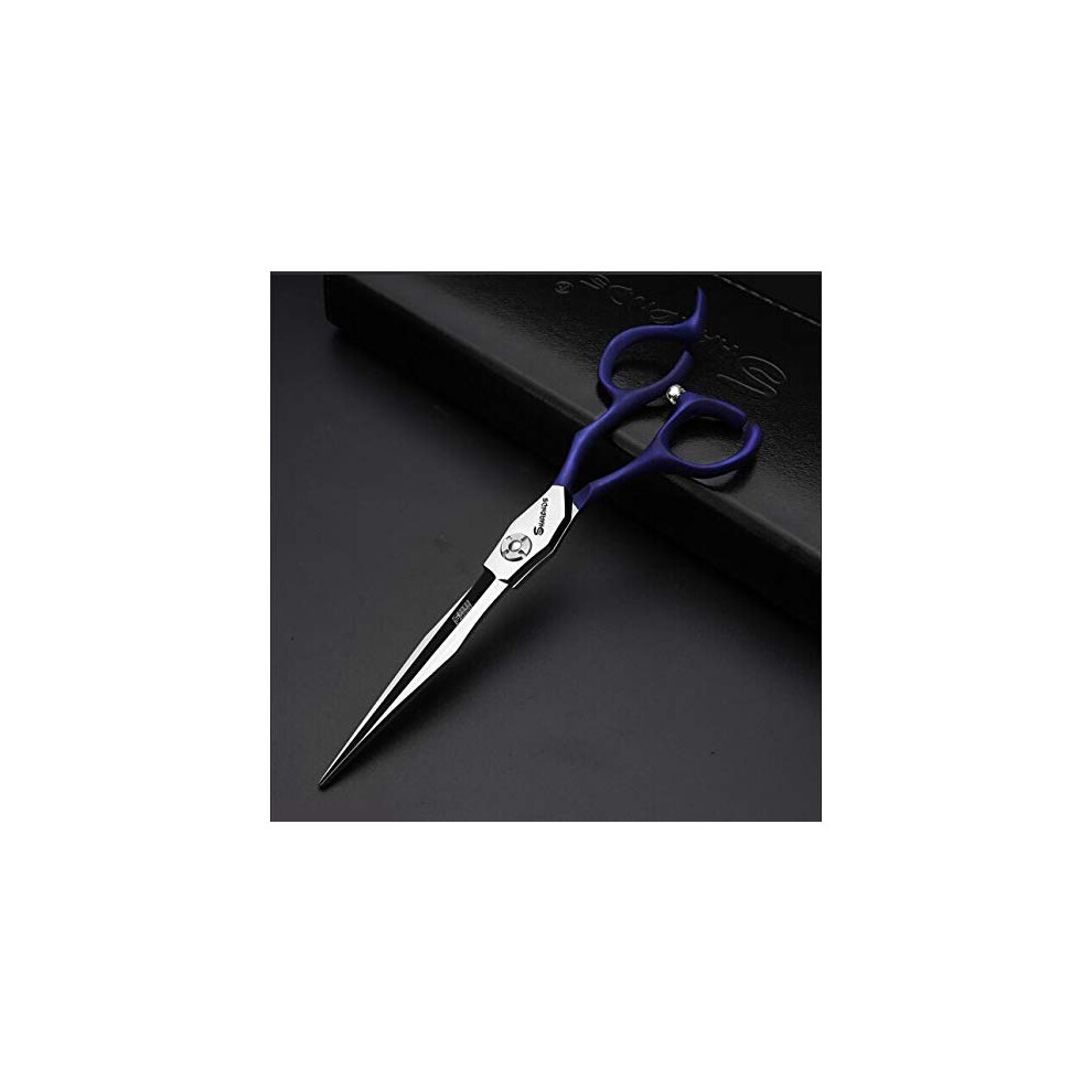Hair Cutting Scissors 6 Inch Japanese Stainless Steel Barber Shears with Ergonomic Handle