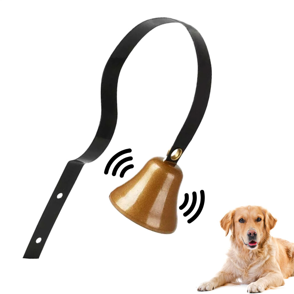 Dog Bell For Door Potty Training Housetraining Bells All Breeds Indoor Outdoor Wall Mount Black 9164114194831
