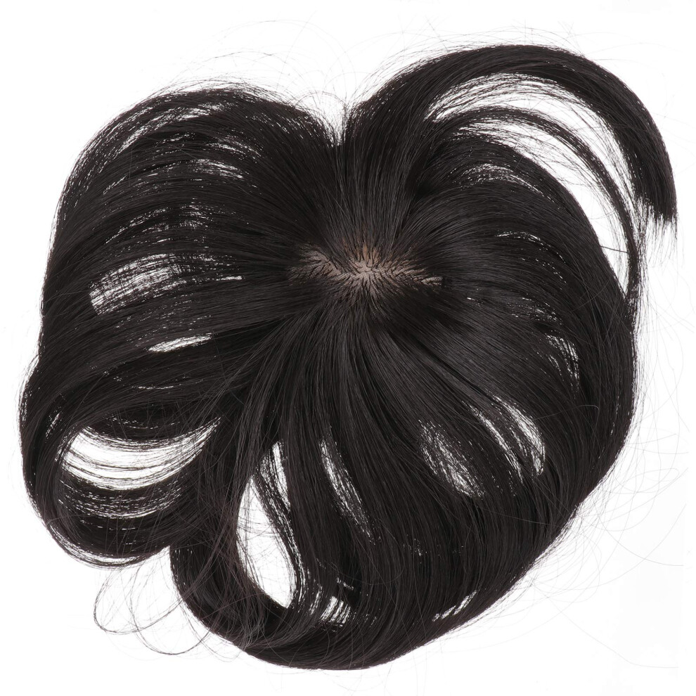 Clip in Bangs Hair Extensions for Women Black Fringe Hairpiece Natural Look for Daily Wear and Parties