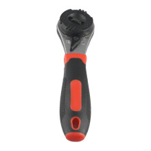 Adjustable Ratchet Wrench 622mm Quick Release Spanner Metric and Imperial Chrome Plated Grip for Auto