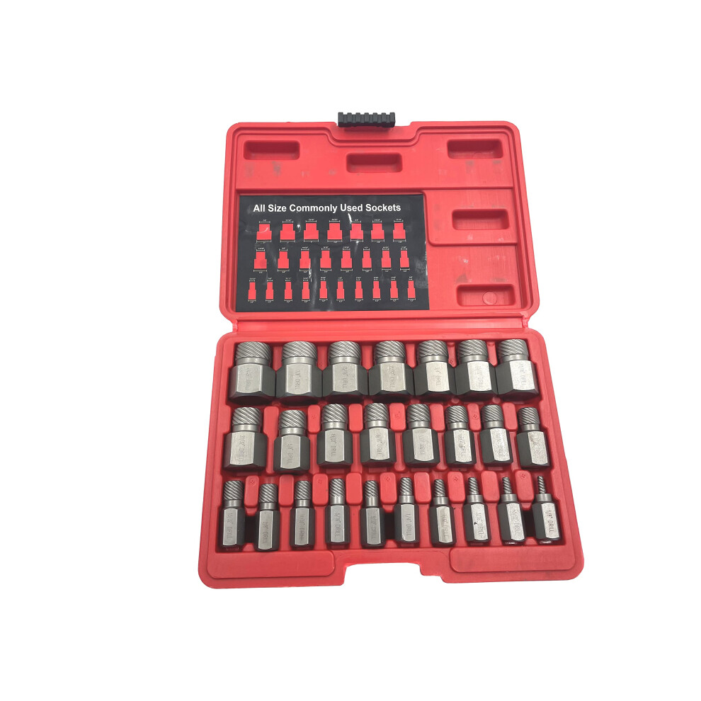 25Pcs Screw Extractor Set For Broken Bolt Removal With Aggressive Spiral Grip And Versatile Sizes 9164114234971