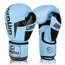 Boxing Gloves Unisex Sparring Muay Thai Kickboxing Gloves Ventilated Palm Heavy Training 6oz12oz Blue