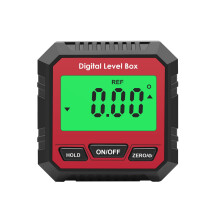 Digital Angle Gauge Magnetic Protractor Inclinometer Level Angle Finder Cube With Magnetic Base And Red Backlight