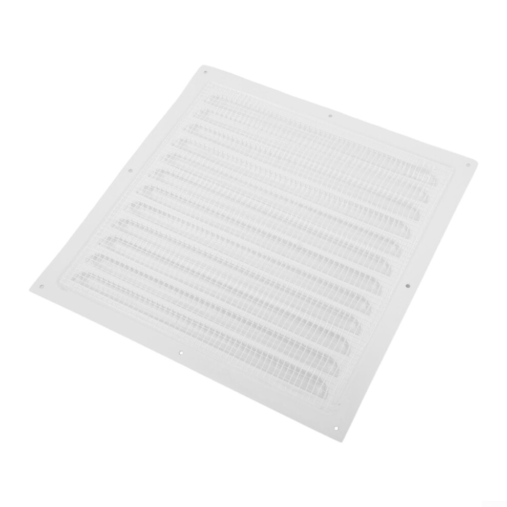 Aluminum Vent Grille With Square Louvered Air Duct Cover, Weather Resistant Hvac For Wall Ceiling 250X250mm 9164114235244
