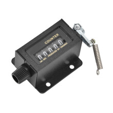 5 Digit Mechanical Tally Counter with Clear Glass Display and Quick Reset for Printing Accuracy