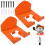 Garage Tool Organizer 2 Pack, Heavy Duty Weed Eater Hanger with Rustproof Wall Mount Hooks for Garden Tools 1