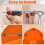 Garage Tool Organizer 2 Pack, Heavy Duty Weed Eater Hanger with Rustproof Wall Mount Hooks for Garden Tools 4