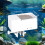 Automatic Fish Feeder with Timer, Battery Operated Aquarium Feeder, Adjustable Portion Dispenser 2