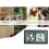 Thermohygrometer 10Pack Embedded Mini Digital LCD Display FY12 Wire With Probe 2