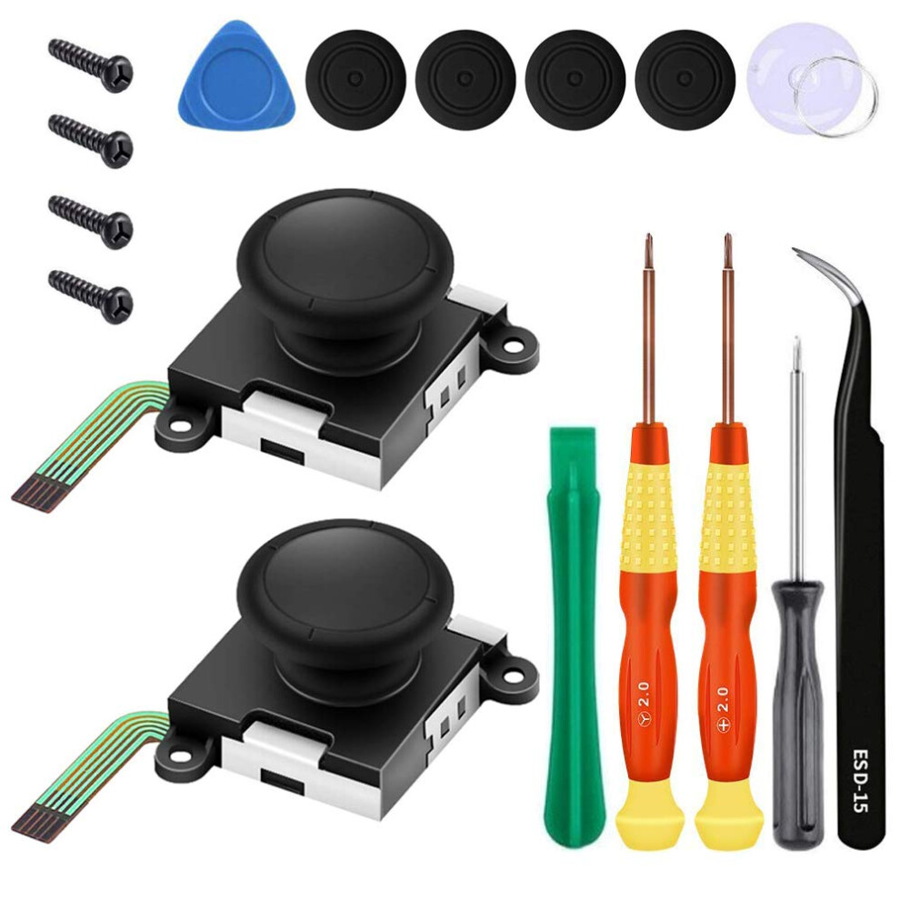 2 Pack Joycon Joystick Replacement Kit For Nintendo Switch, Fix Drift And Restore Precision 9365369448957