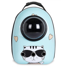 Cat Backpack Space Capsule Design Hard Shell Pet Carrier for Travel and Hiking with Ventilation