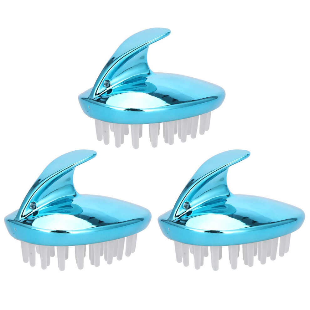 3Pcs Scalp Massager Brush Set with 37âTooth Deep Cleaning for Wet and Dry Use, AntiâSlip Grip