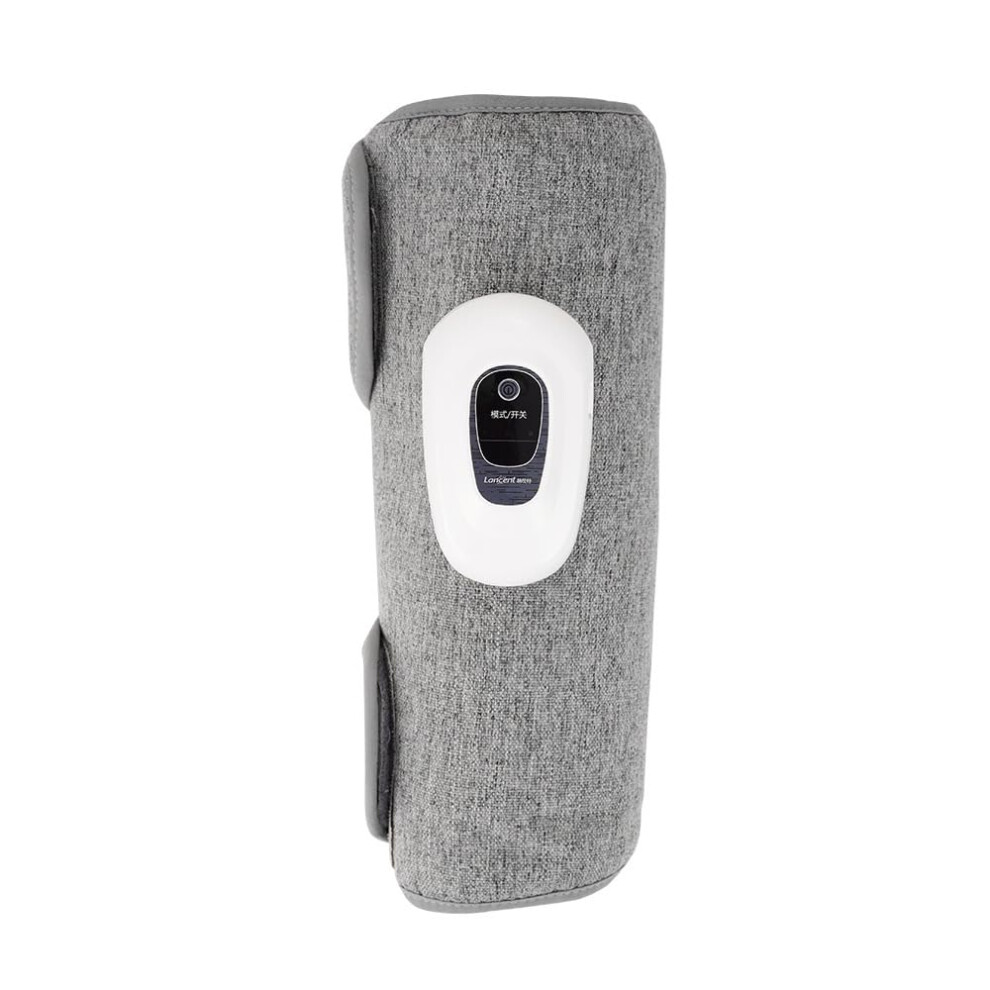 Gray Leg And Calf Massager With 360 Compression, Adjustable Intensity For Pain Relief And Circulation,
