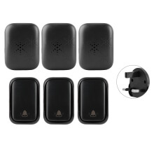 Draadloze deursensor met inschakelalarm, groot bereik en instelbaar volume, eenvoudig te installeren, stille modus, IP66 waterdicht, gebouwd voor