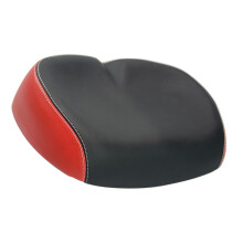 Extra Wide Bike Seat Cushion with Shock Absorbing PU Padding for Road and Mountain Bikes
