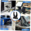 2pcs Adjustable Barcode Scanner Holder Stand Universal Wall Mount for POS Systems, Black 5