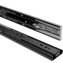 16 Inch Soft Close Stainless Steel Drawer Slides Heavy Duty ThreeSection Rails for Cabinets