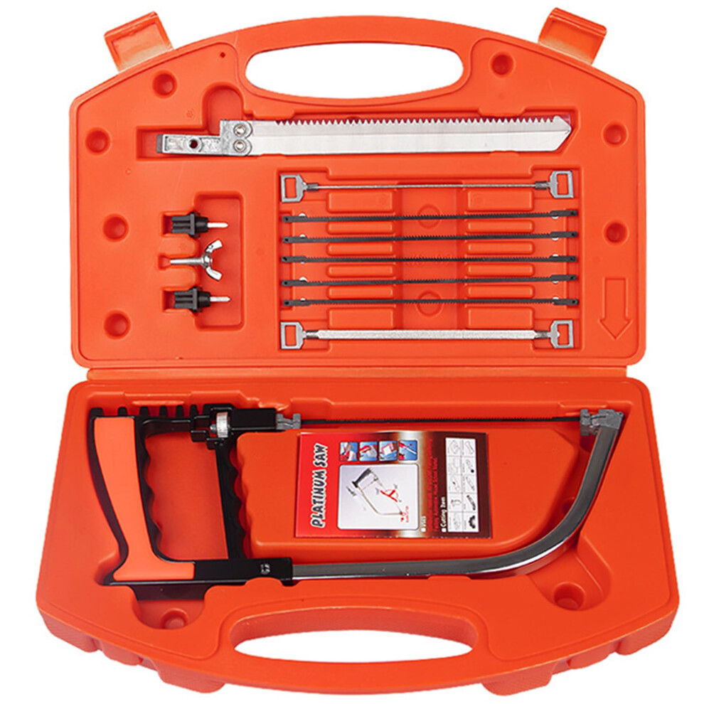 12Pcs Multifunctional Coping Saw Set With Hack Saw, Diamond Blades For Wood Metal Plastic Cutting 9365369450196