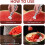 2 in 1 Stainless Steel Watermelon Cutter and Fork Slicer Tool for Quick Cube Serving (6) 2
