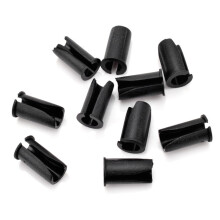 10 Pcs Bike Cable Clamp Set, Durable Plastic Brake Cable Holder for Mountain and Road Bikes