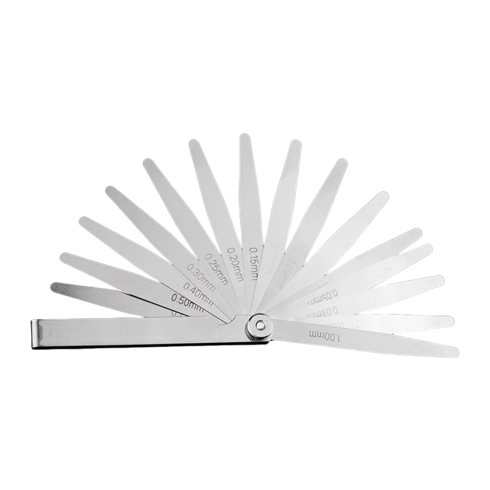 Feeler Gauge Set Stainless Steel Double Marked For Precision Measurement Metric And Imperial For Engineering And Vehicle 9174973529330