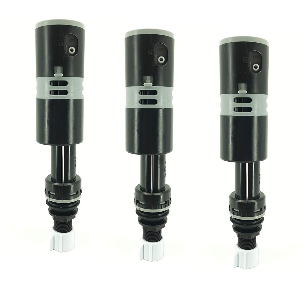 3 Pack Adjustable Universal Toilet Fill Valve, Quiet Performance, Easy Quick Installation 9164114238948