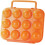 Egg Storage Case Portable 12Egg Capacity ABS Material Orange Color For Camping 2