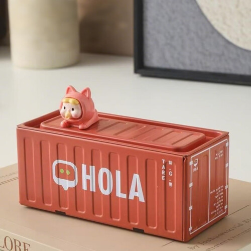 8Pack Mini  Containers with Lids, Colorful Stackable Storage Boxes for Desk Decor and Small Items (11.5x5x5cm) 1
